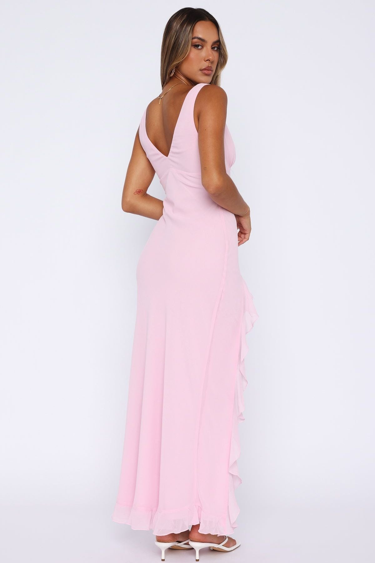 Abella - Ruffle Maxi Dress
