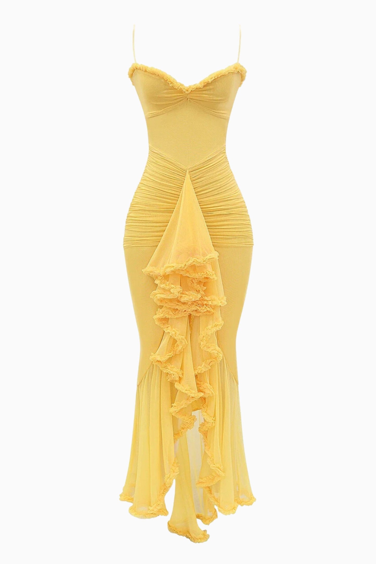 Lisa - Ruffled Long Dress