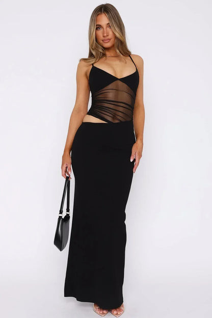 Mira - Sheer Maxi Dress