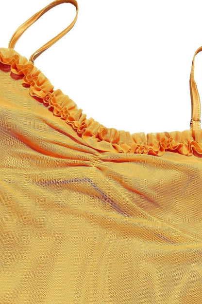 Lisa - Ruffled Long Dress