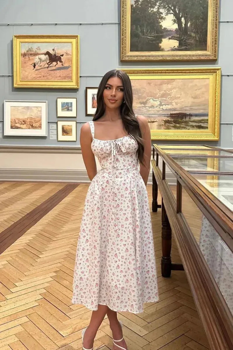 Meredith - Corset Midi Dress