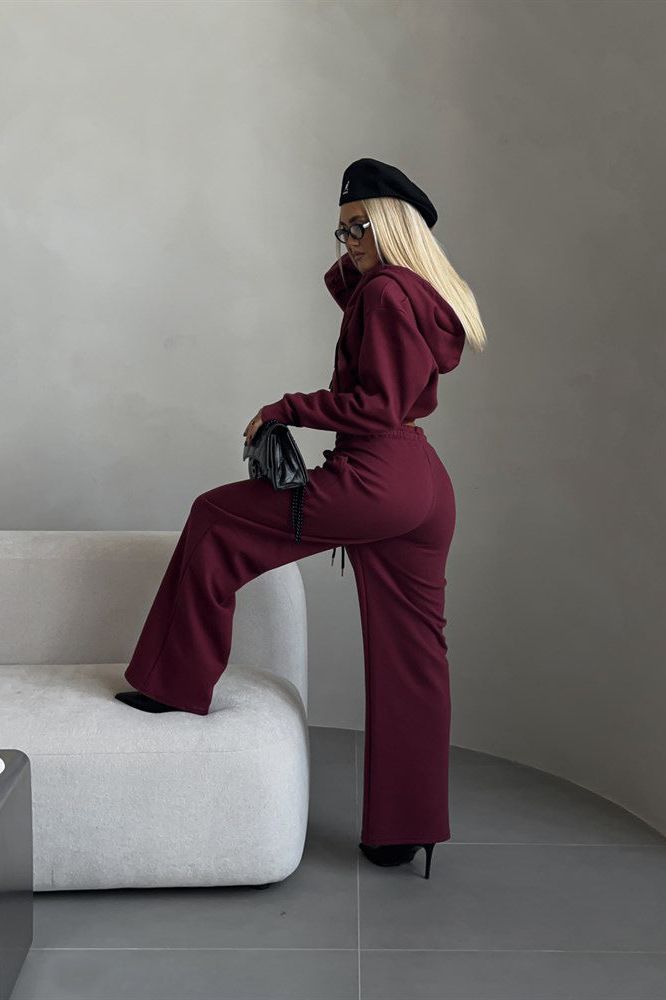 Amelia - Cropped Hoodie Set