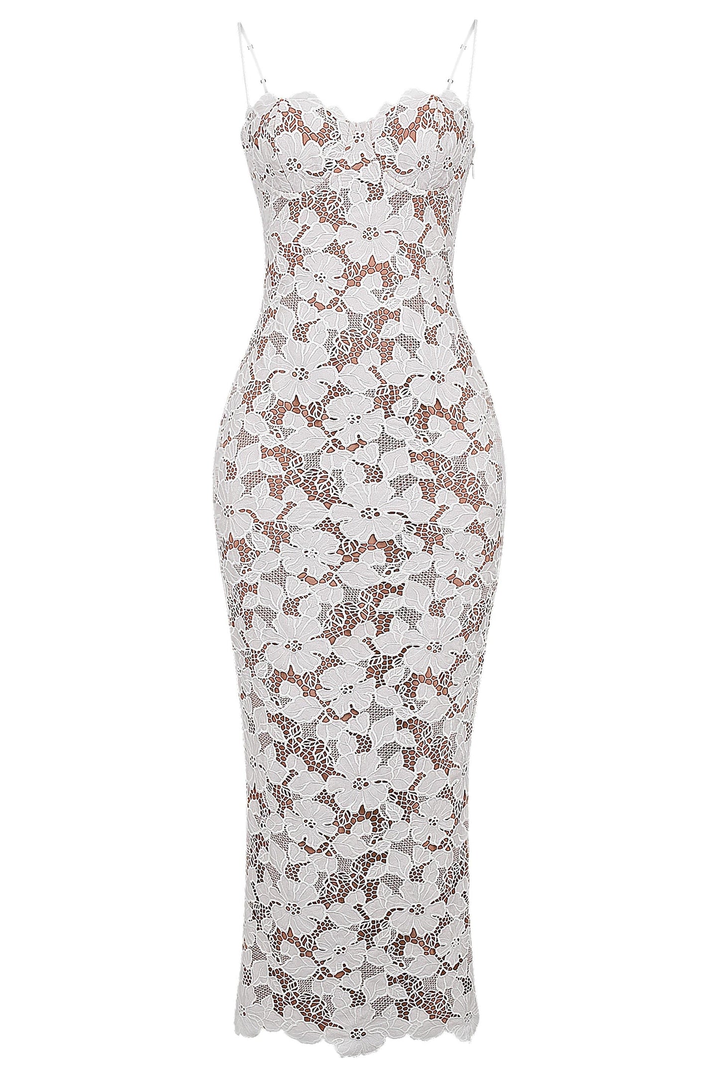 Isabella- Pearl Blossom Maxi Dress