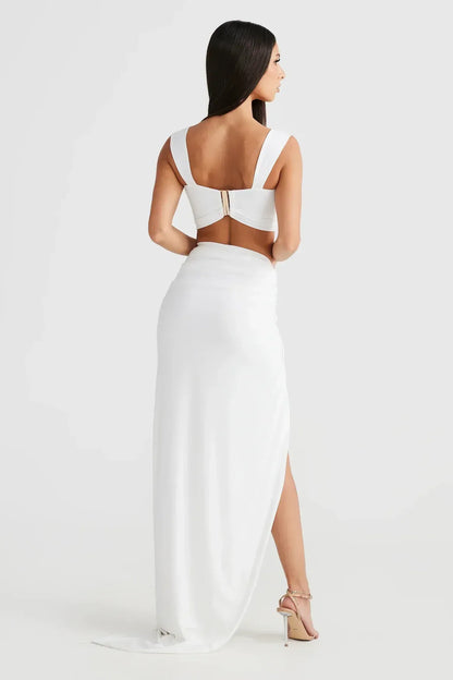 Alarice - Cut-Out Maxi Skirt Set