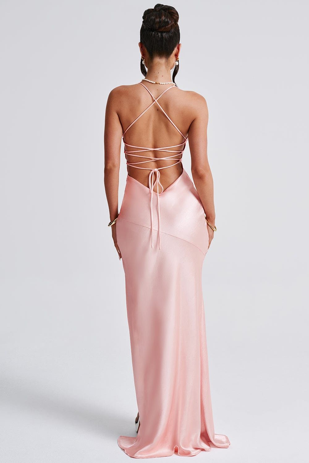 Alexia - Satin Maxi Dress