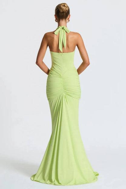 Bernadette - Draped Jersey Maxi Dress
